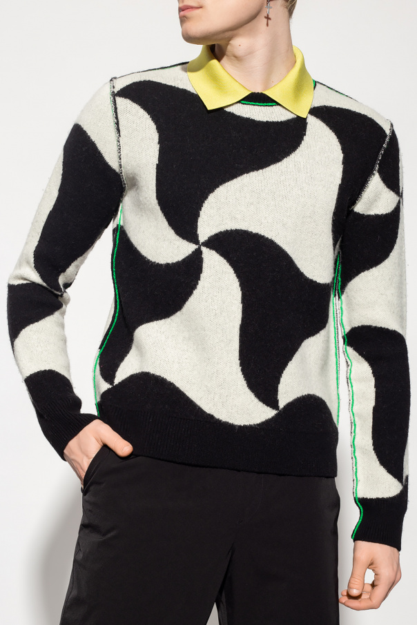 IetpShops Japan - Sweater with 'Wavy Triangle' pattern Bottega